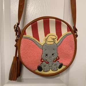 Loungefly Disney Dumbo Striped Crossbody Bag